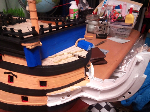 帆船模型ビクトリー号　ラウンドハウスを作る2　84号.jpg