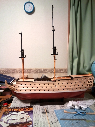 帆船模型ビクトリー号　69号まで.jpg